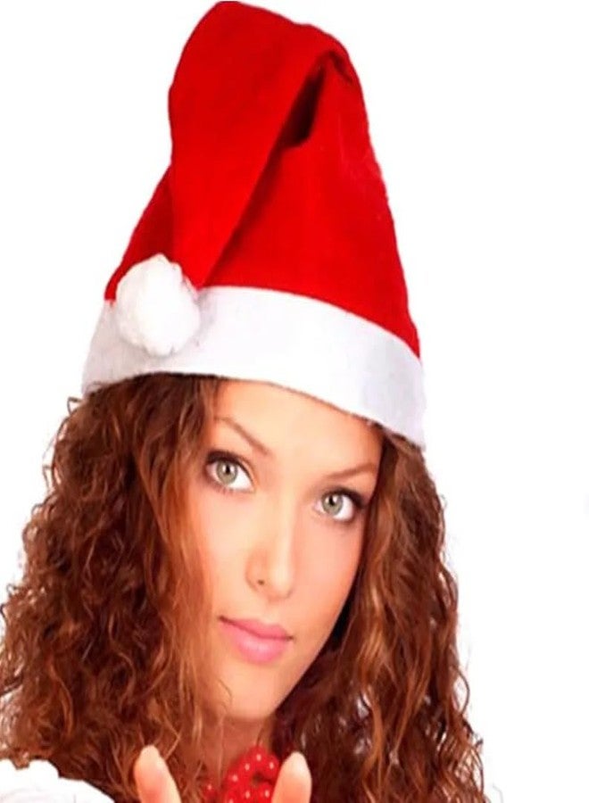 Sesonby Santa Claus Cap and White Beard - Synthetic Hair Christmas Costume for Halloween Party - Cap and Beard Combo - Image 3
